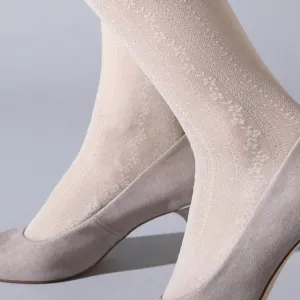 011909607 Lace Stripe Tights