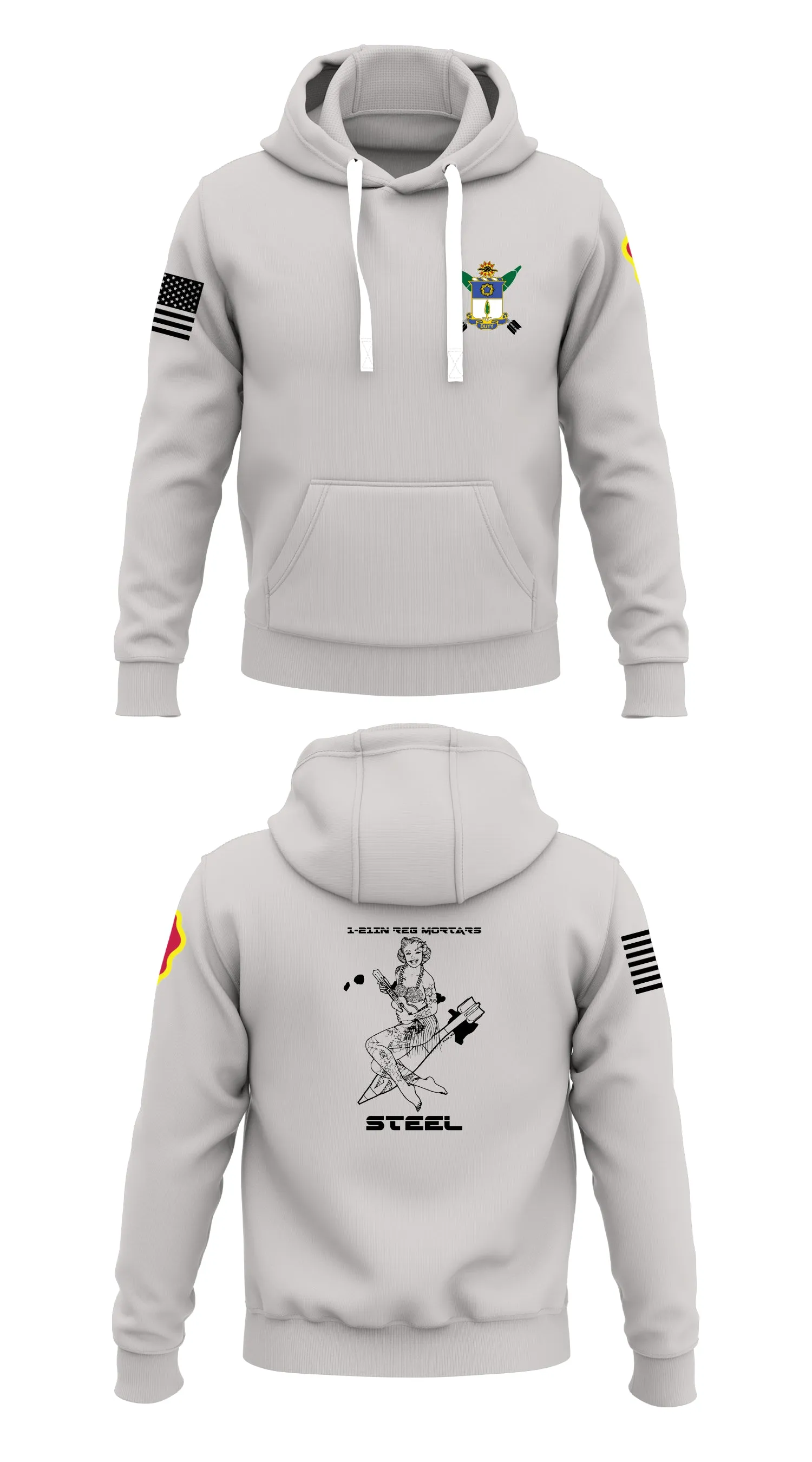 1-21IN Mortars Store 1  Core Men's Hooded Performance Sweatshirt - 62626639151