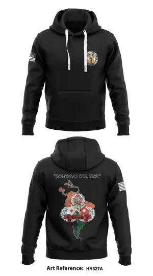 112th Signal Detachment (Special Operations)(Airborne) SOCSOUTH Store 1  Core Men's Hooded Performance Sweatshirt - hr32TA