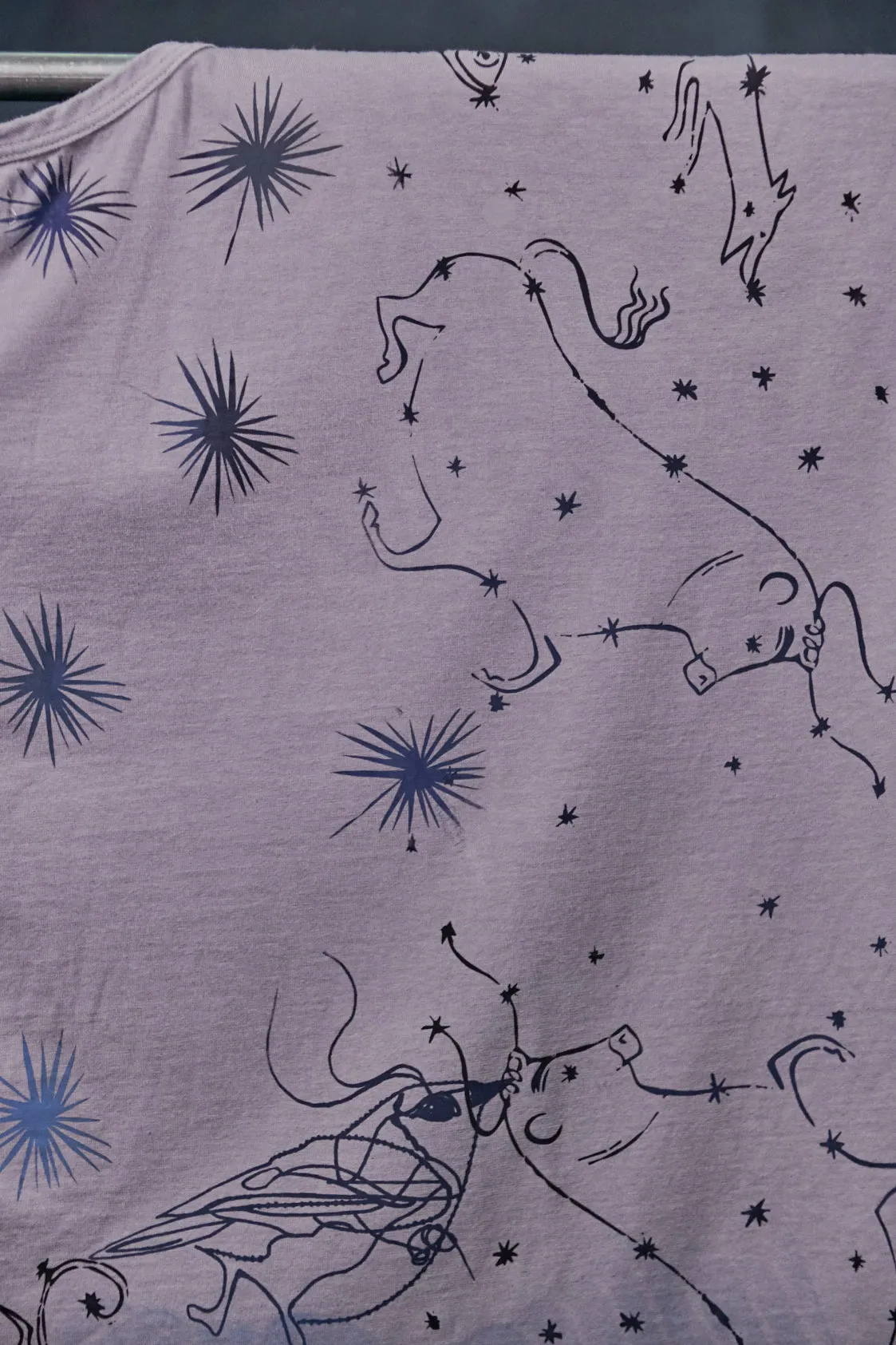 1236HD Line Tee Blue Dip-Under the Sea 30"L