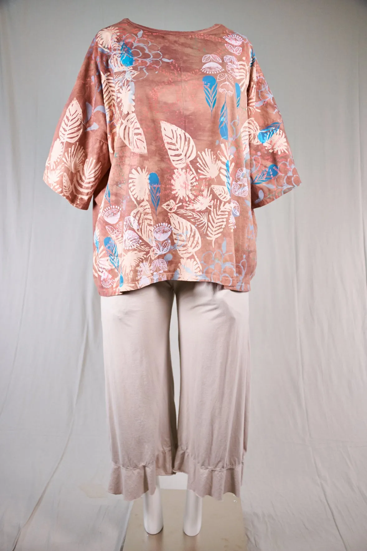 1236HD Line Tee-Terra Earth Poetry Garden 28"L