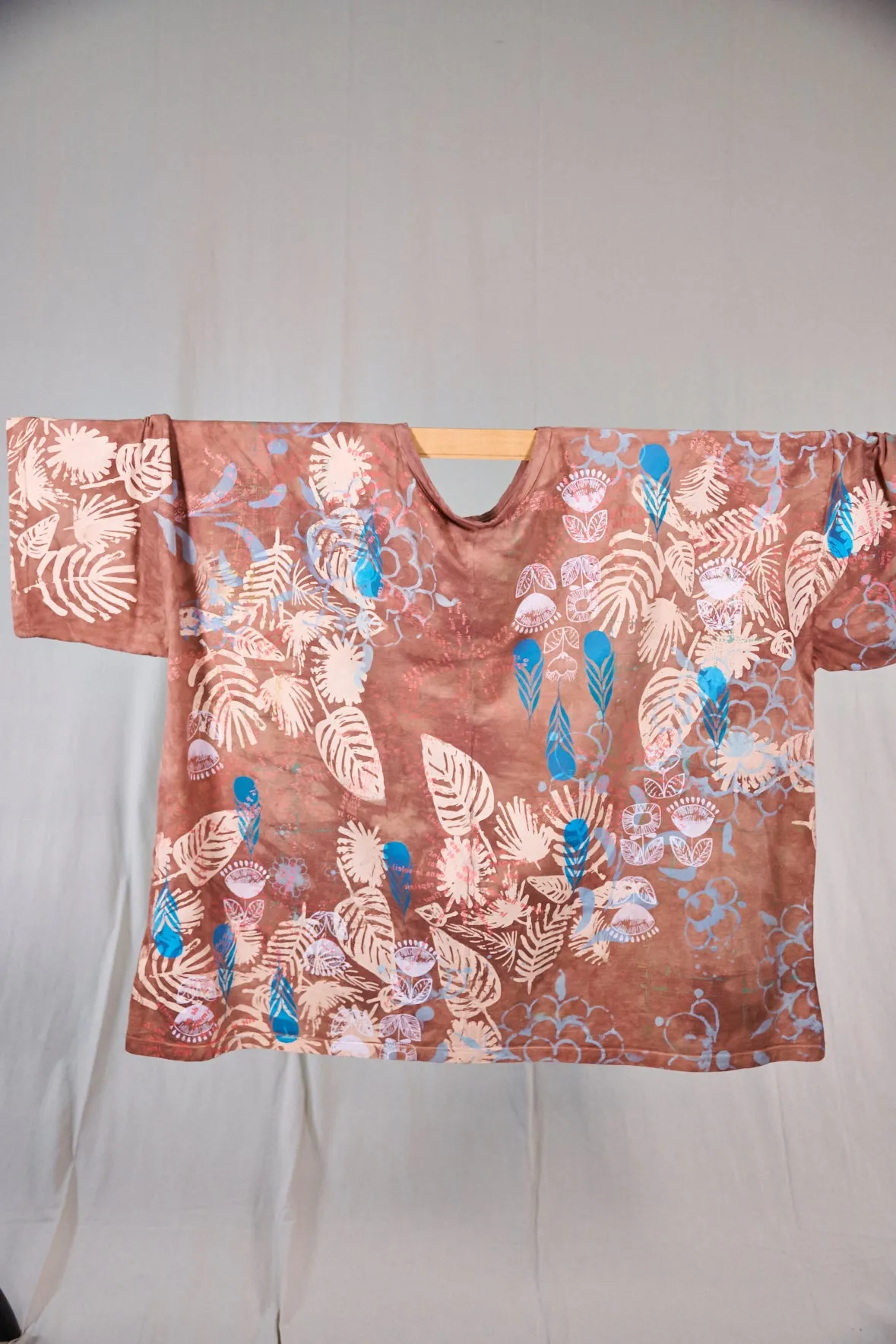 1236HD Line Tee-Terra Earth Poetry Garden 28"L