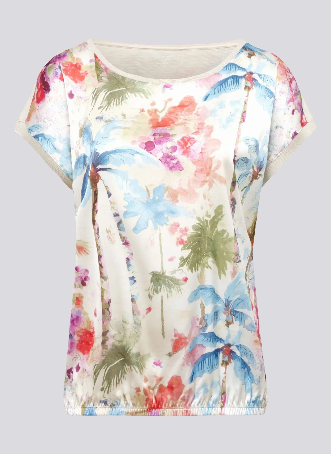 124364 - Floral Printed T-shirt - Rabe