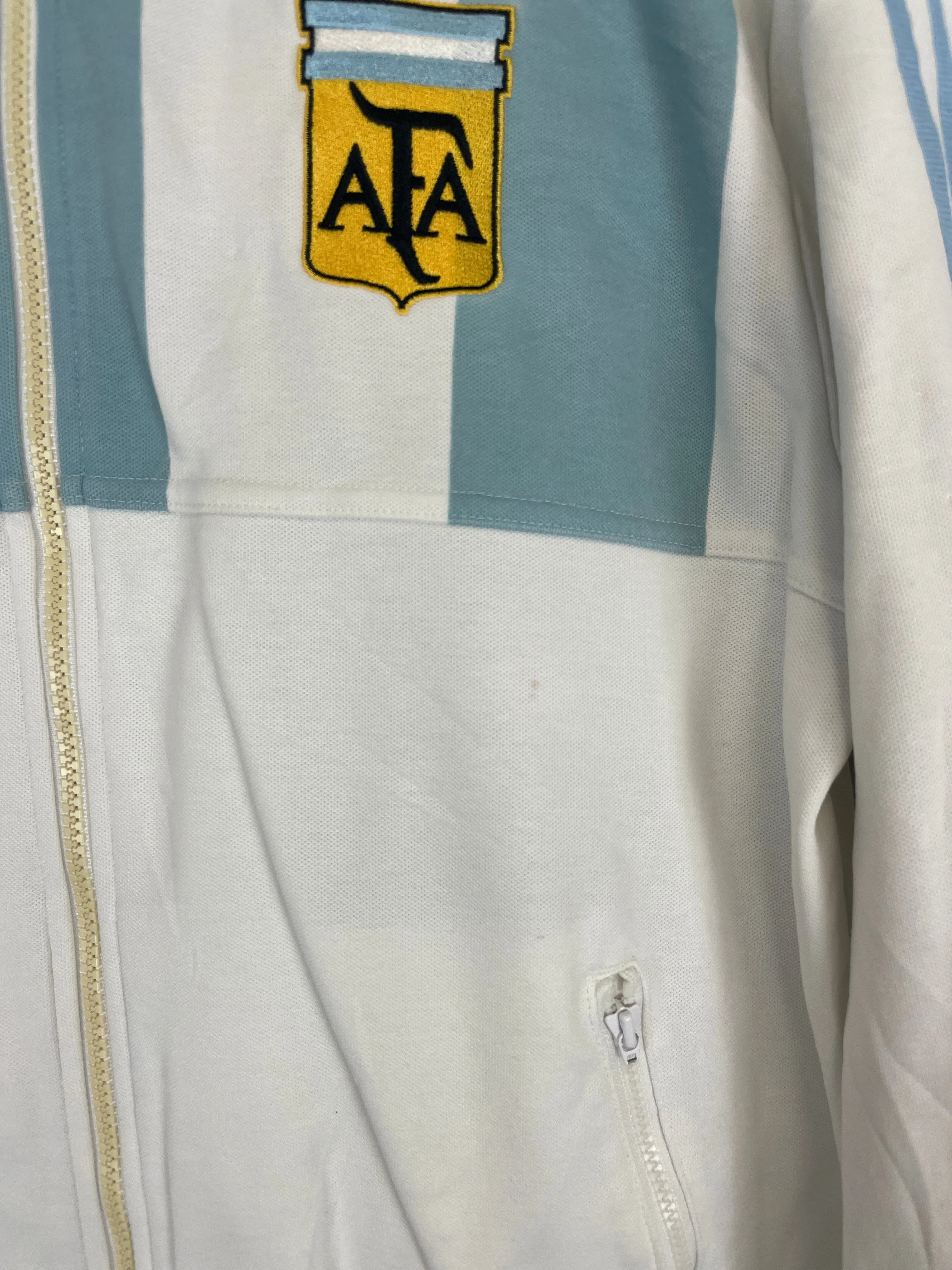 1978 ARGENTINA ADIDAS ORIGINALS TRACK JACKET (L)