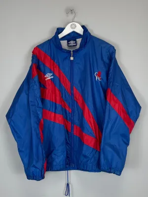 1992/93 CHELSEA TRACK JACKET (M) UMBRO