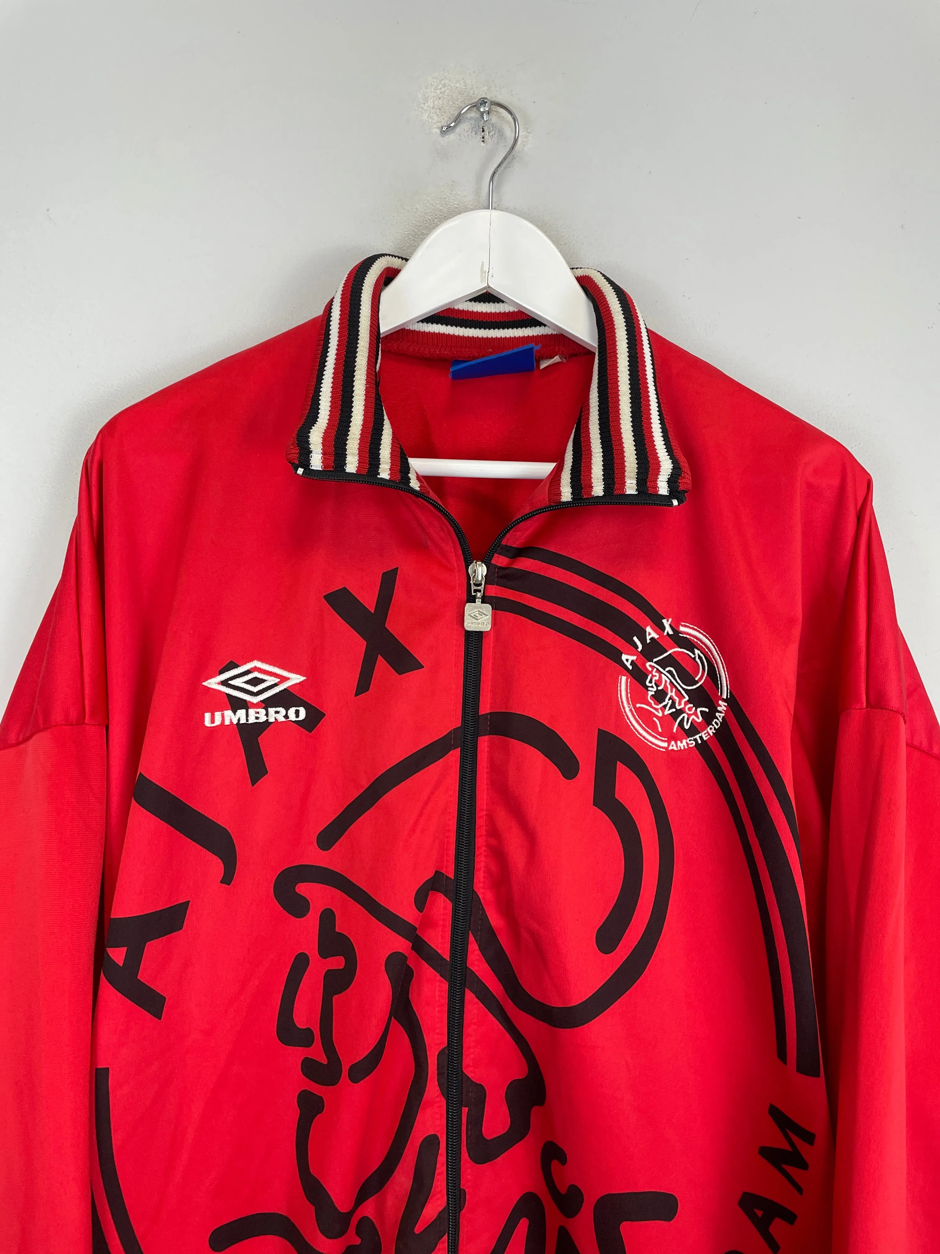 1995/96 AJAX TRACK JACKET (XL) UMBRO