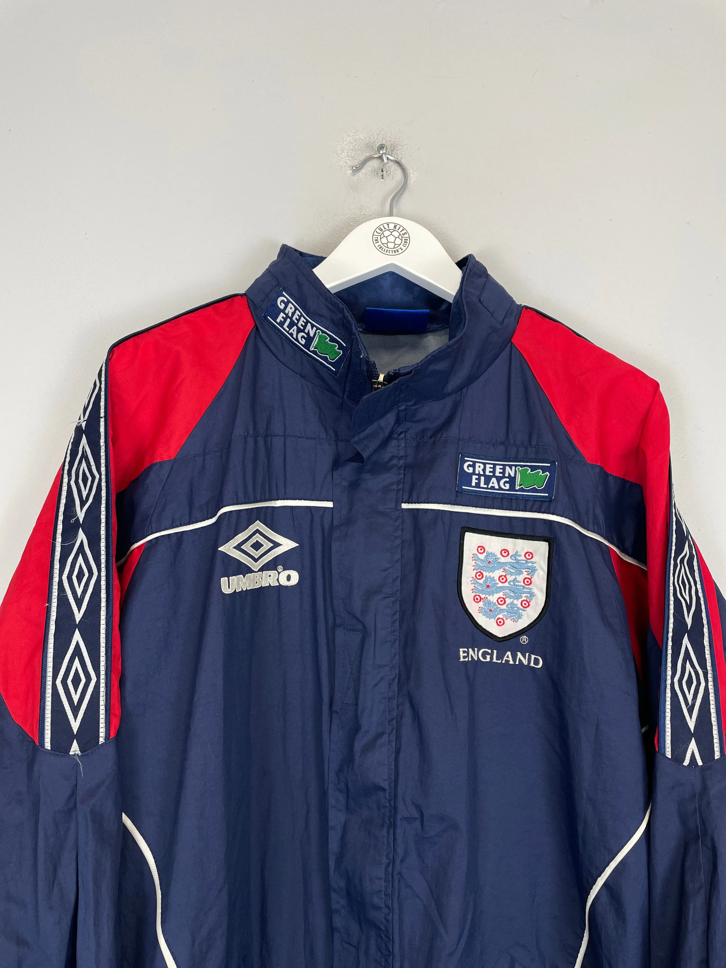 1995/97 ENGLAND TRACK JACKET (M) UMBRO