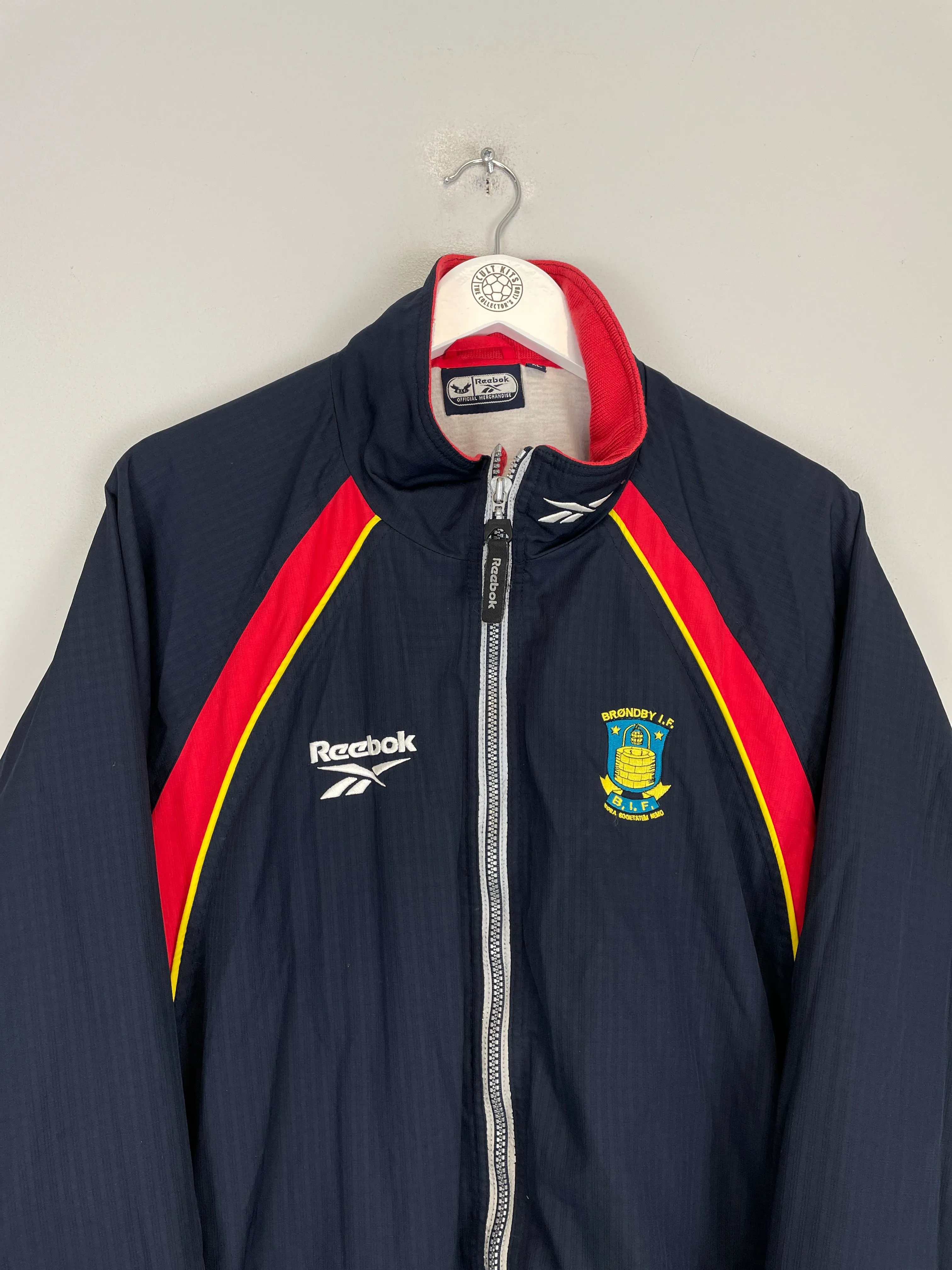 1997/98 BRONDBY TRACK JACKET (XL) REEBOK