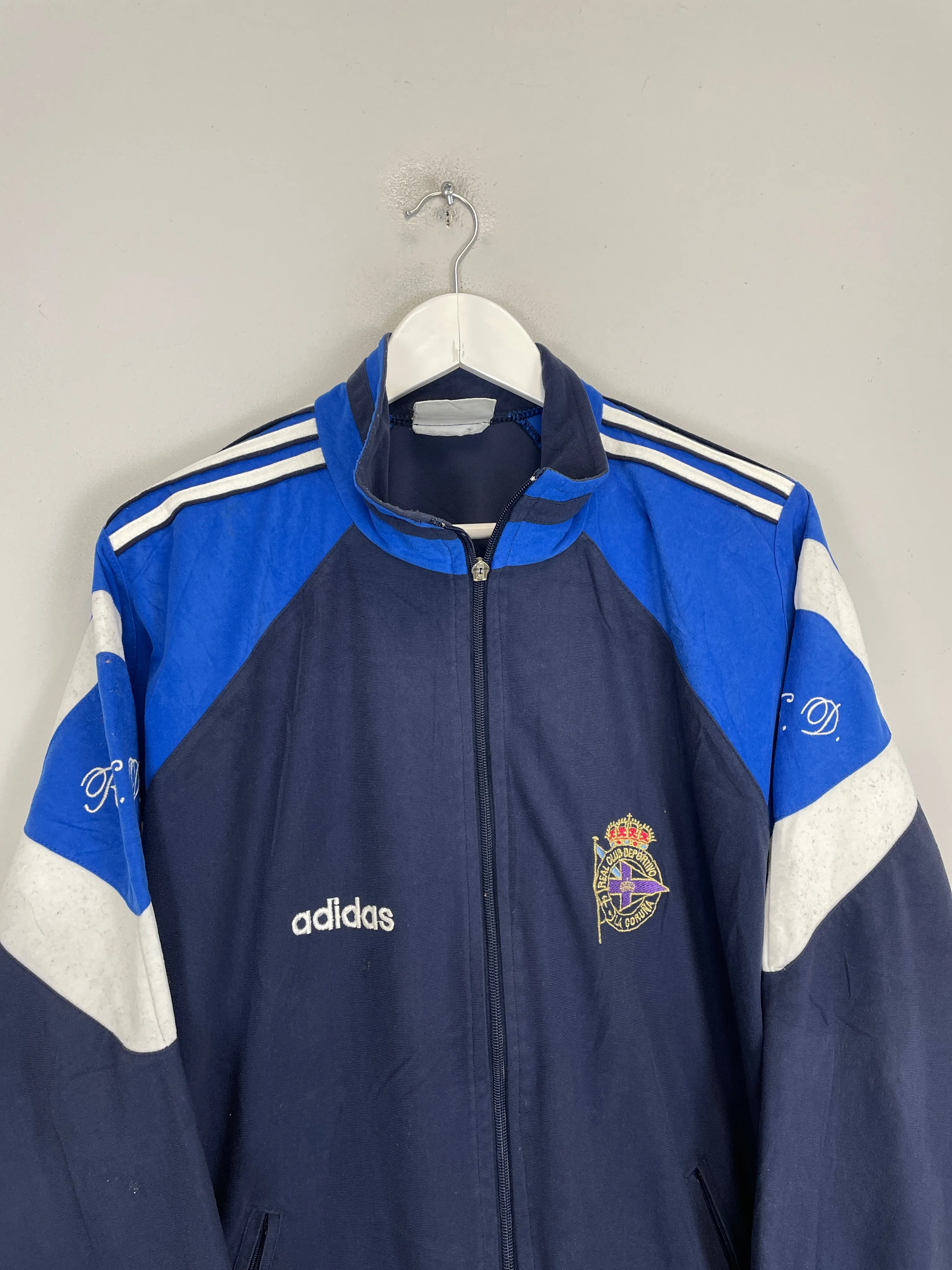 1997/98 DEPORTIVO LA CORUNA TRACK JACKET (M) ADIDAS