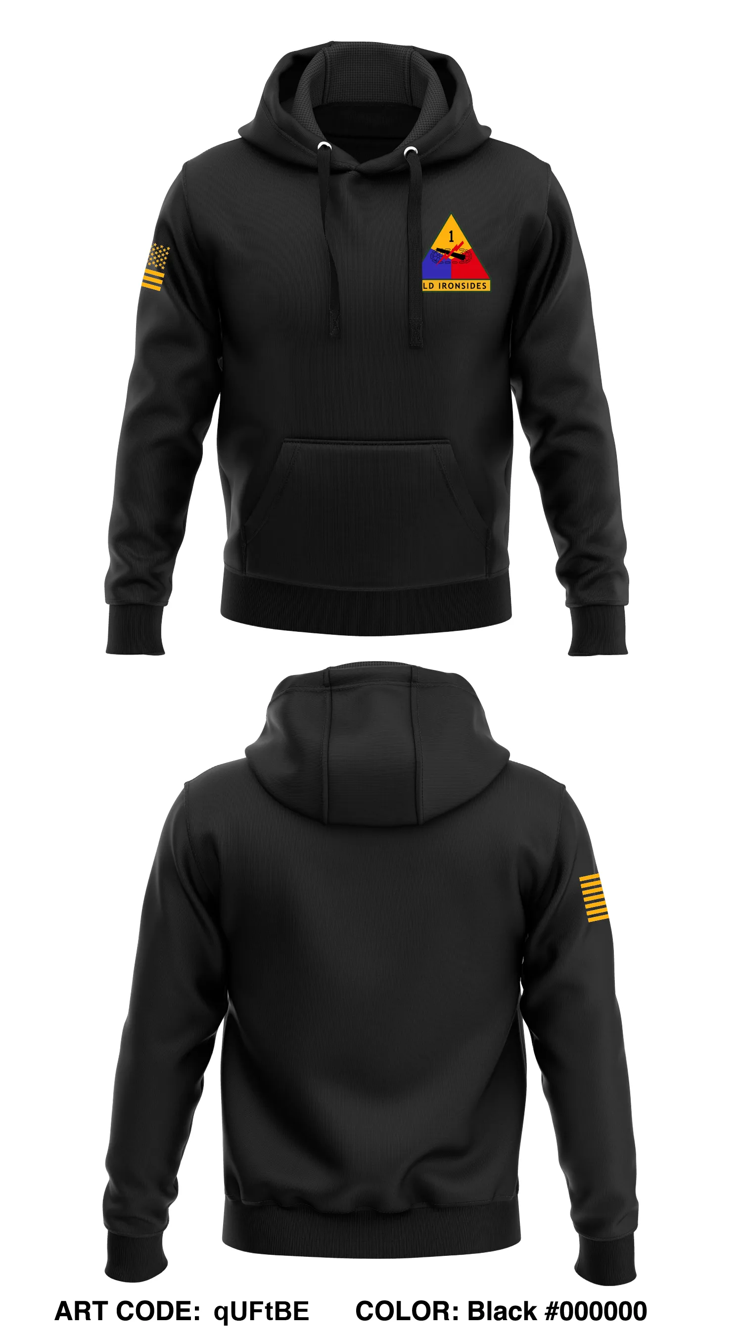 1AD Inspector General  Core Men's Hooded Performance Sweatshirt - qUFtBE