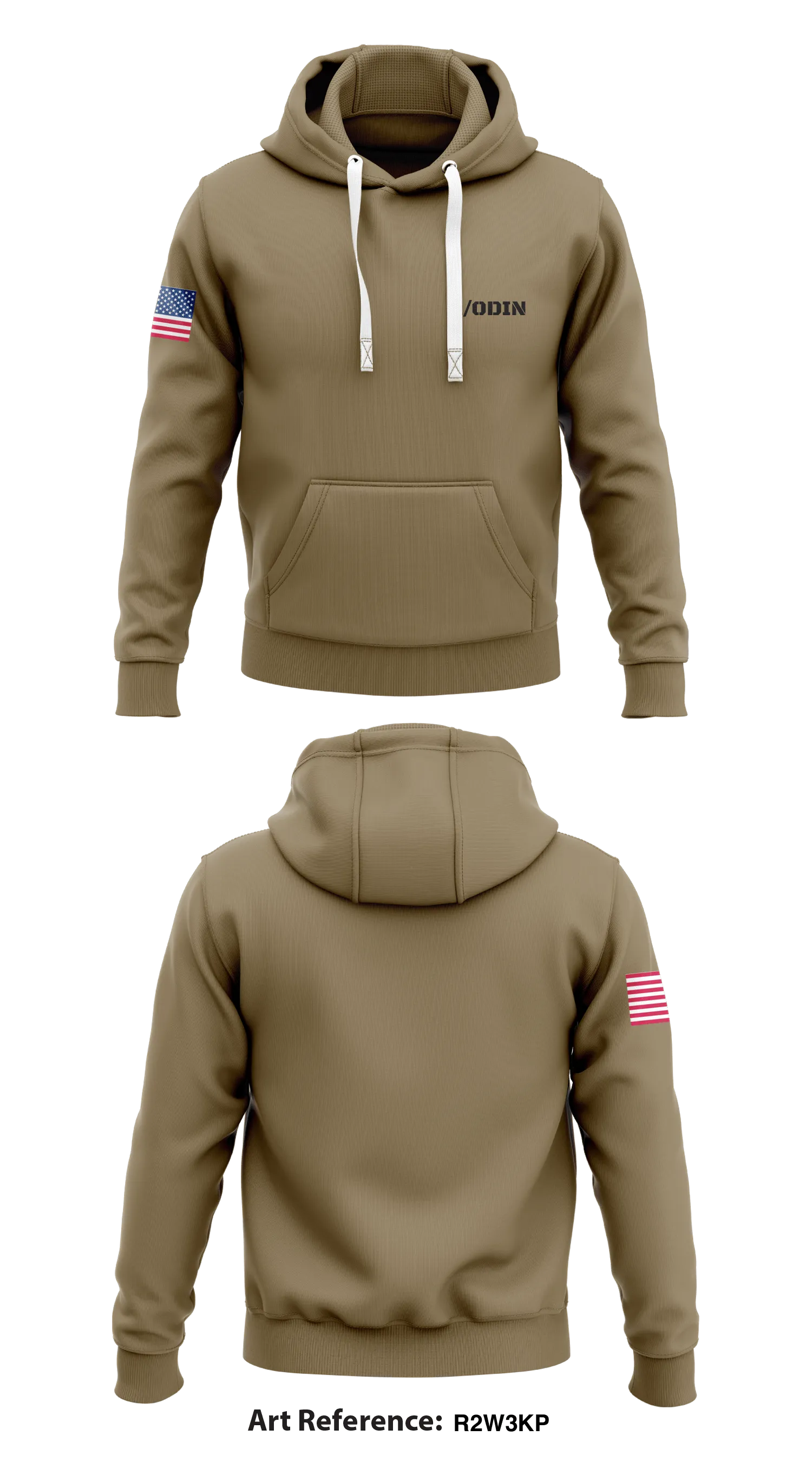 1/ODIN  Core Men's Hooded Performance Sweatshirt - R2W3kp