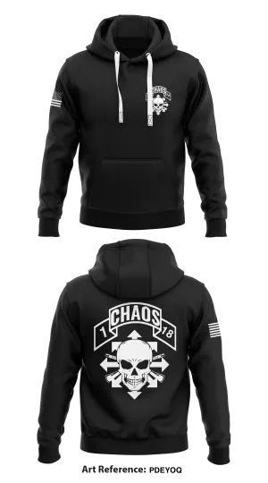 1st PLT TRP 1-18th CAV Store 1  Core Men's Hooded Performance Sweatshirt - pDeYOQ