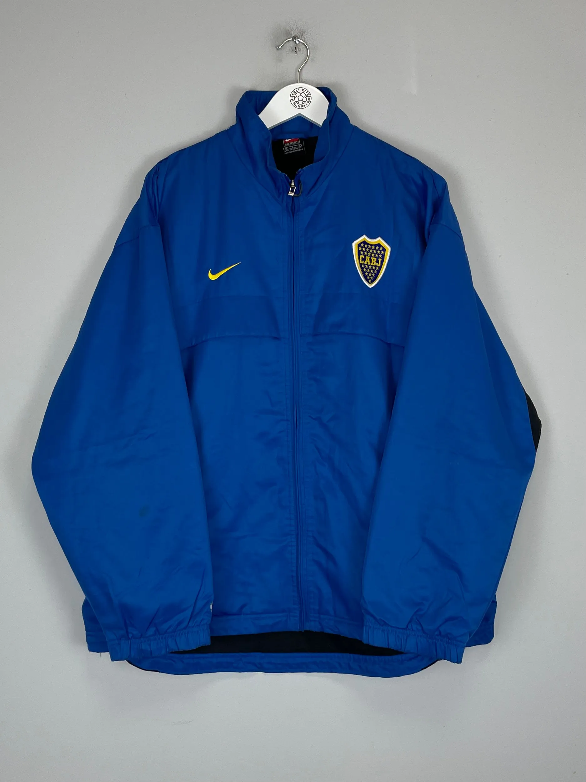 2000/01 BOCA JUNIORS TRACK JACKET (XL) NIKE