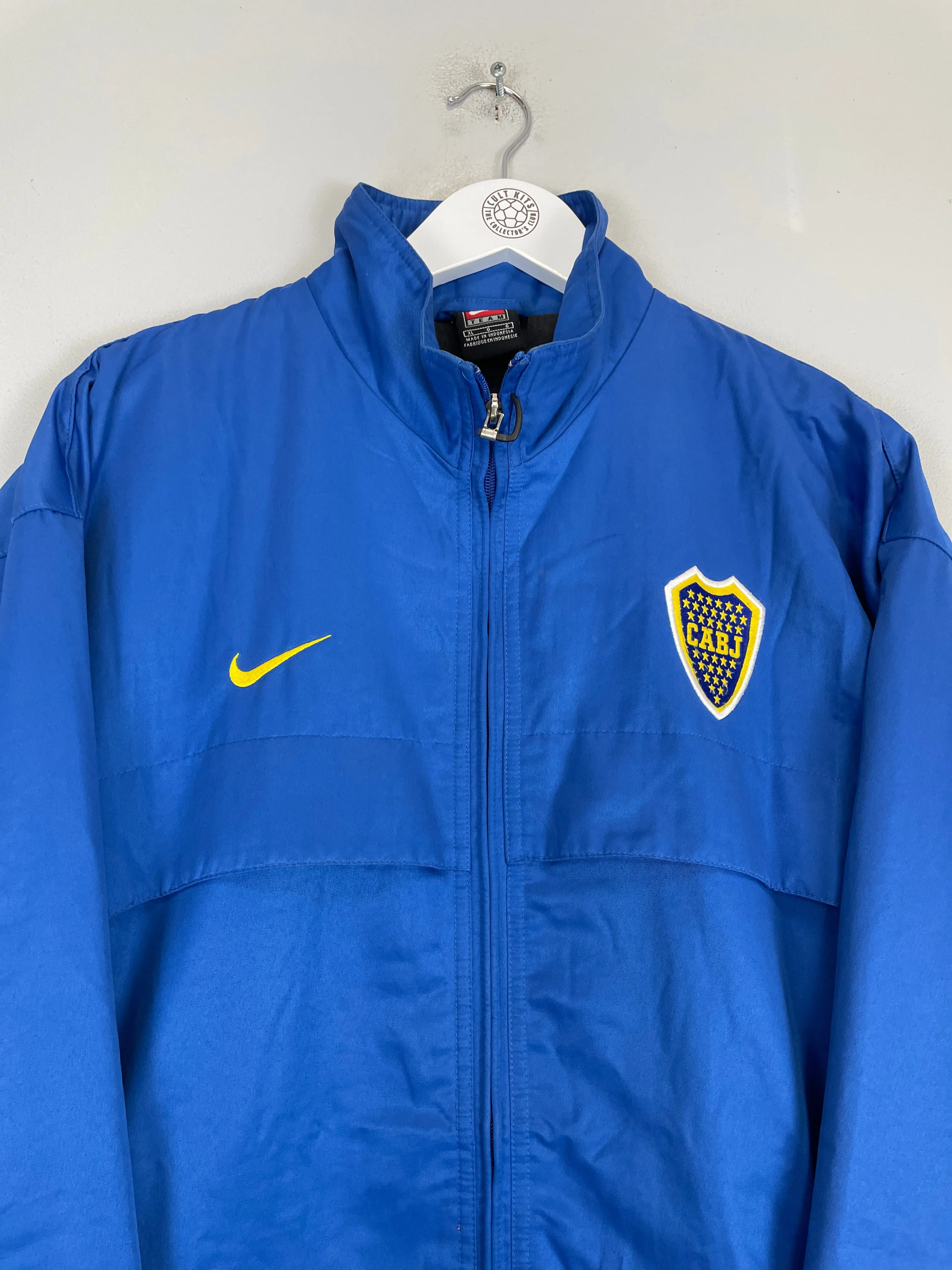 2000/01 BOCA JUNIORS TRACK JACKET (XL) NIKE