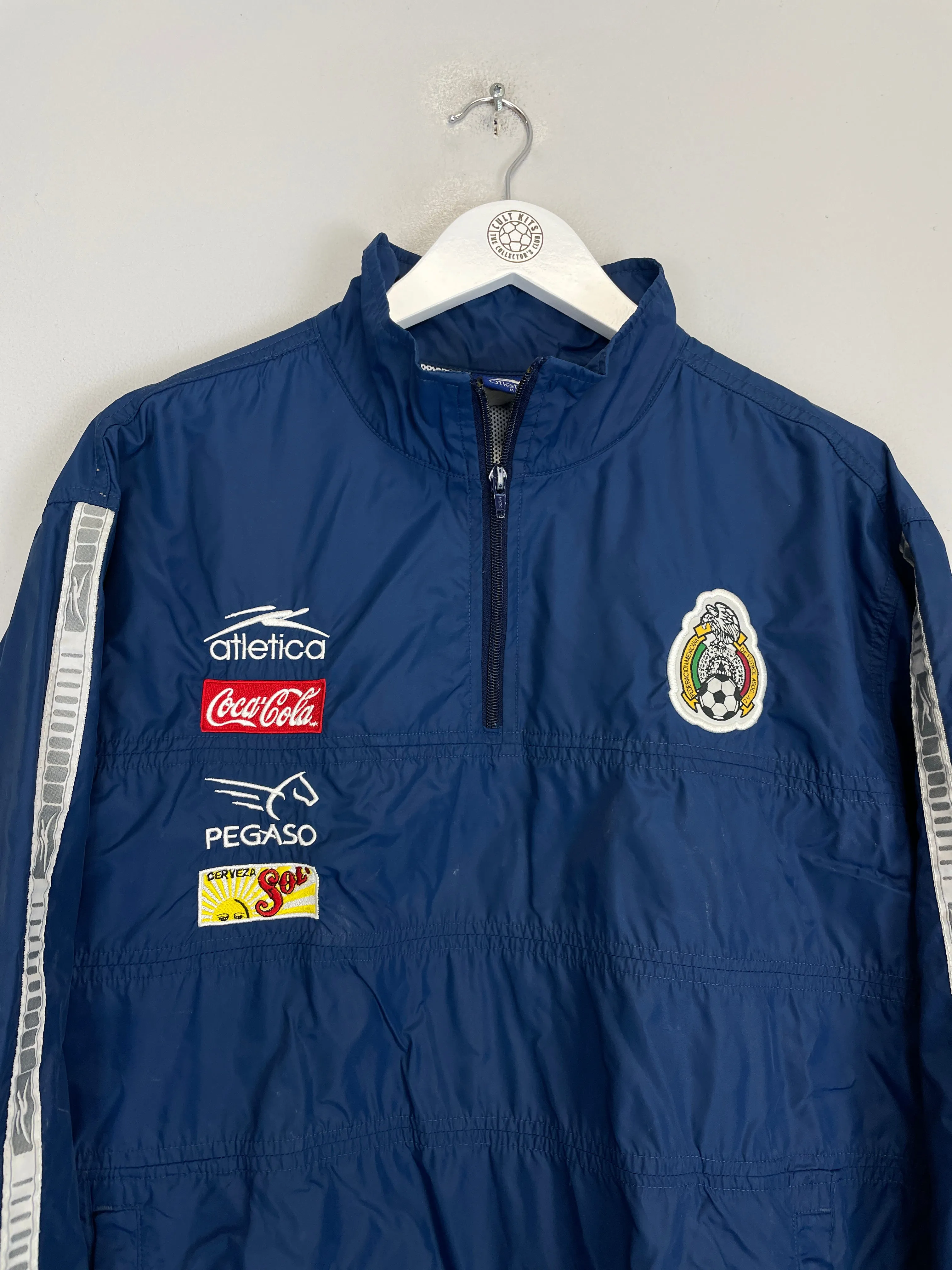 2001/02 MEXICO 1/4 ZIP TRACK JACKET (M) ATLETICA