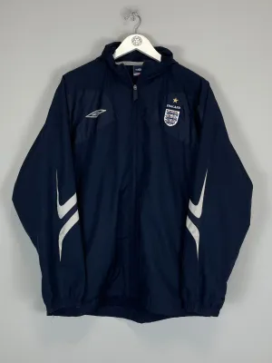 2006/07 ENGLAND TRACK JACKET (L) UMBRO