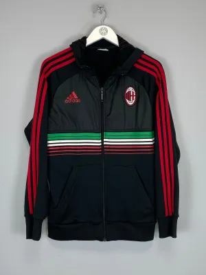 2012/13 AC MILAN HOODED TRACK JACKET (M) ADIDAS