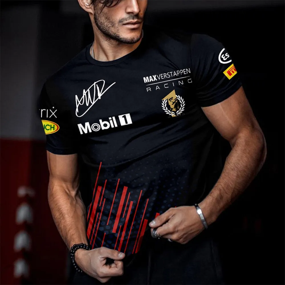 2023 Men's New Summer Formula 1 Driver World Championship T-shirt