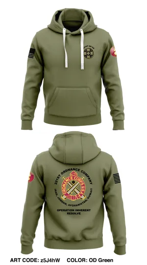221st Ordnance Company  Store 1 Core Men's Hooded Performance Sweatshirt - z5J4hW