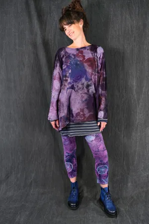 2331HD Poet Top Winter Violet Floral Dream