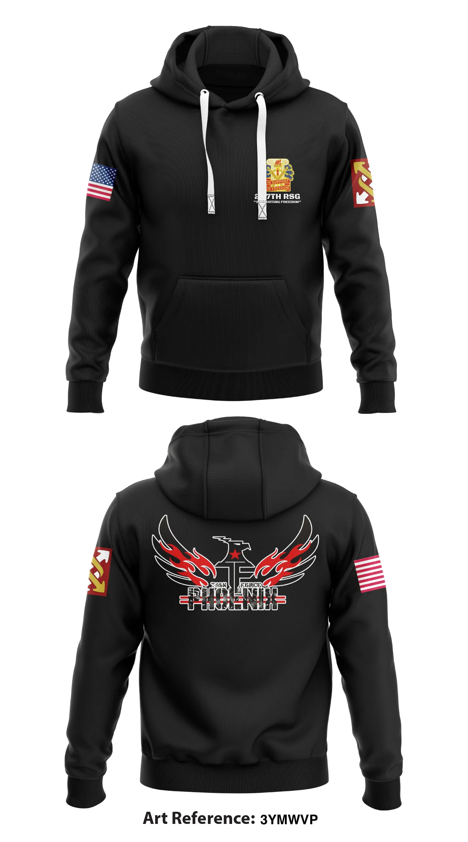27th RSG  Core Men's Hooded Performance Sweatshirt - 3ymWVp