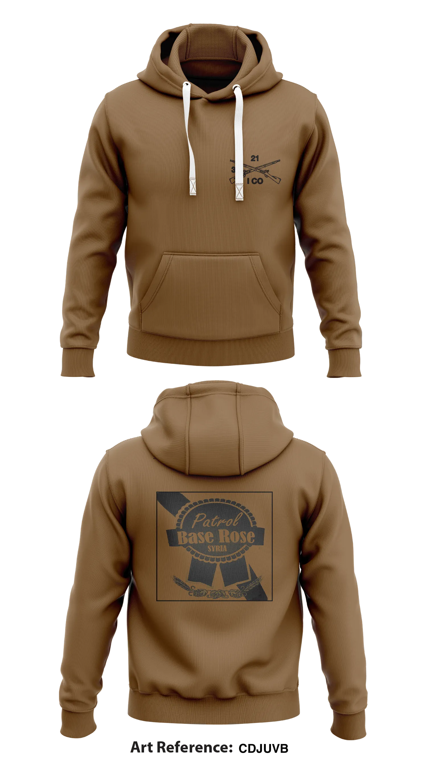 3-21 INF REGT Store 1 Core Men's Hooded Performance Sweatshirt - CdJUvb
