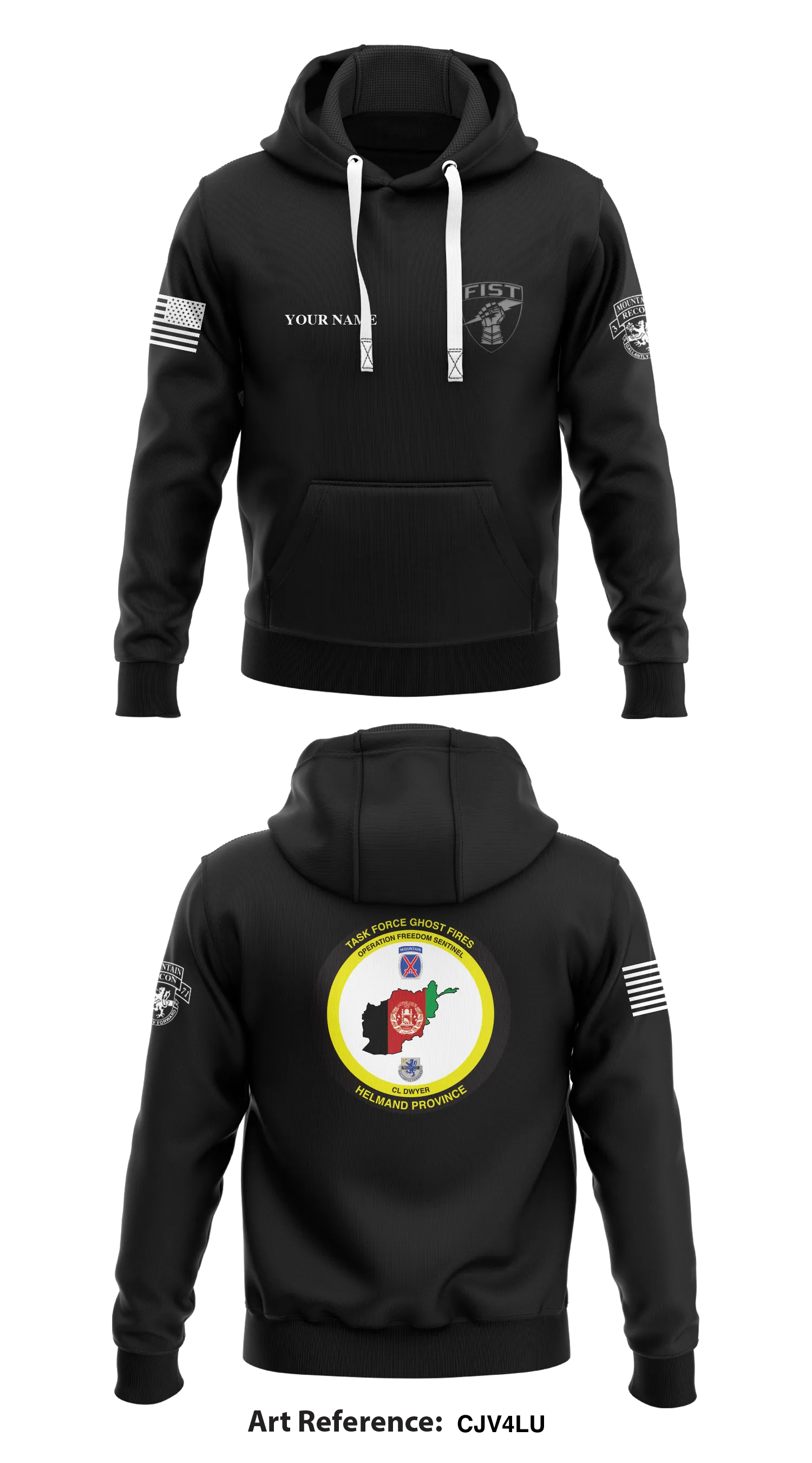 3-71 CAV FIST  Store 1  Core Men's Hooded Performance Sweatshirt - CJv4LU