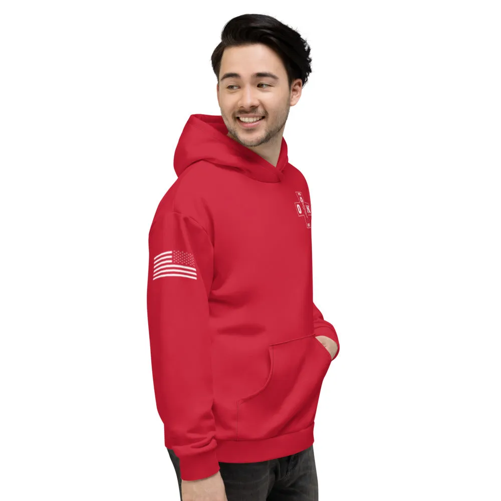352d SOSS/OSM Store 1  Core Men's Hooded Performance Sweatshirt - En8c9fRED