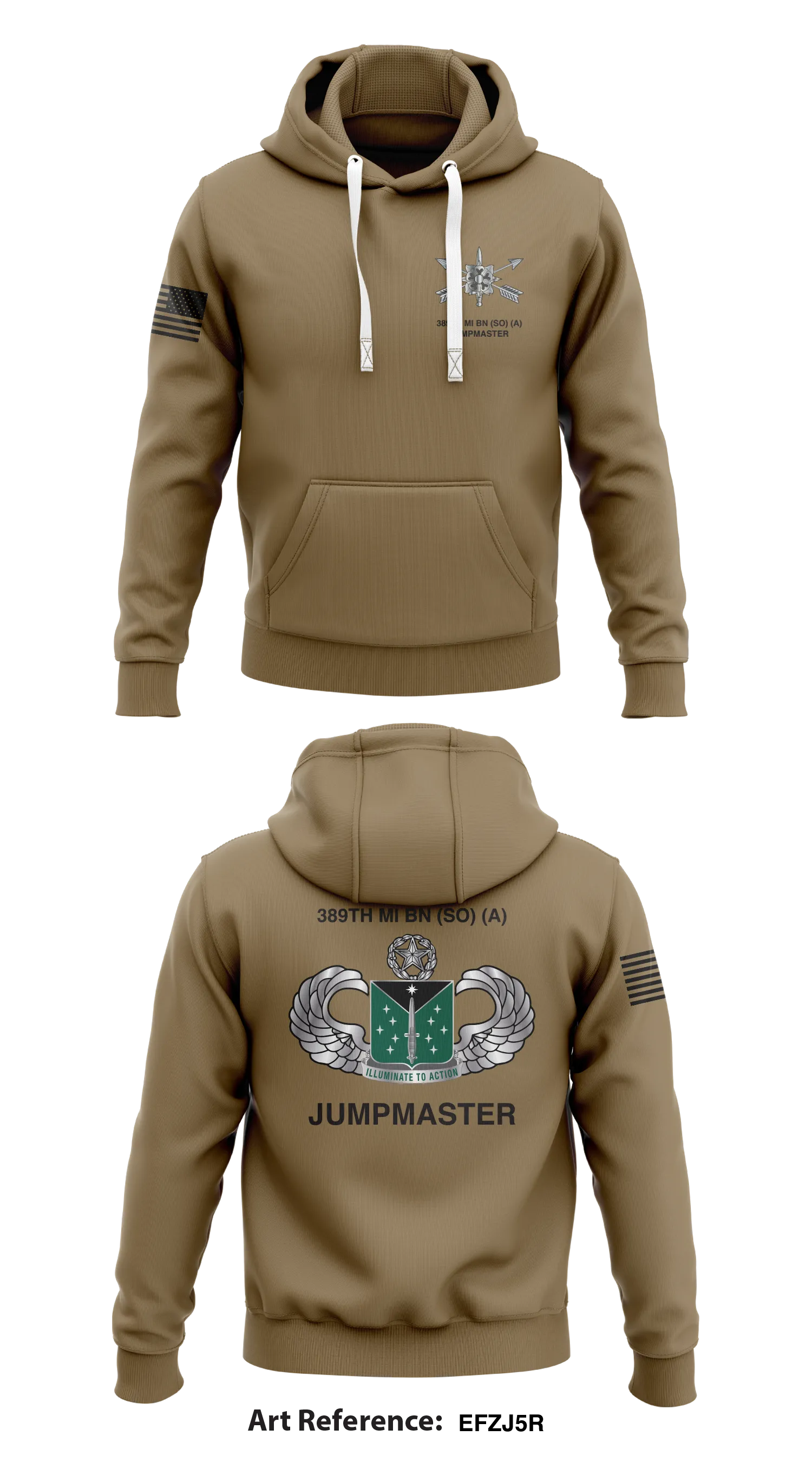 389TH MI BN (SO) (A) Store 1  Core Men's Hooded Performance Sweatshirt - EfzJ5r