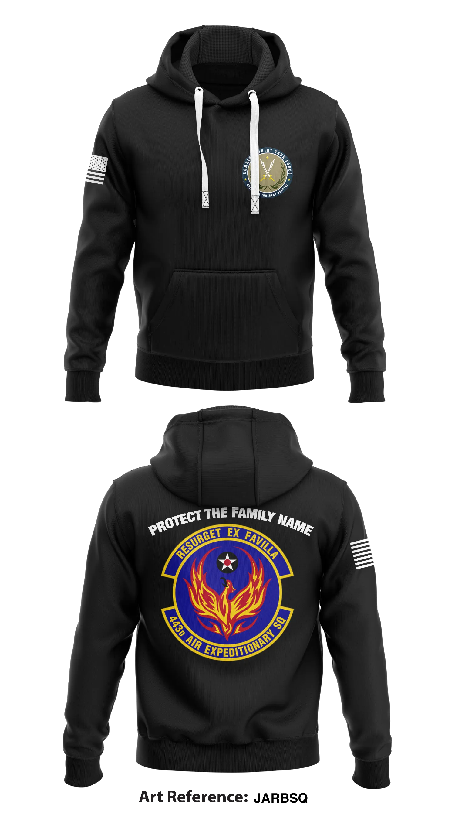 443 AES Store 1  Core Men's Hooded Performance Sweatshirt - JARbSQ