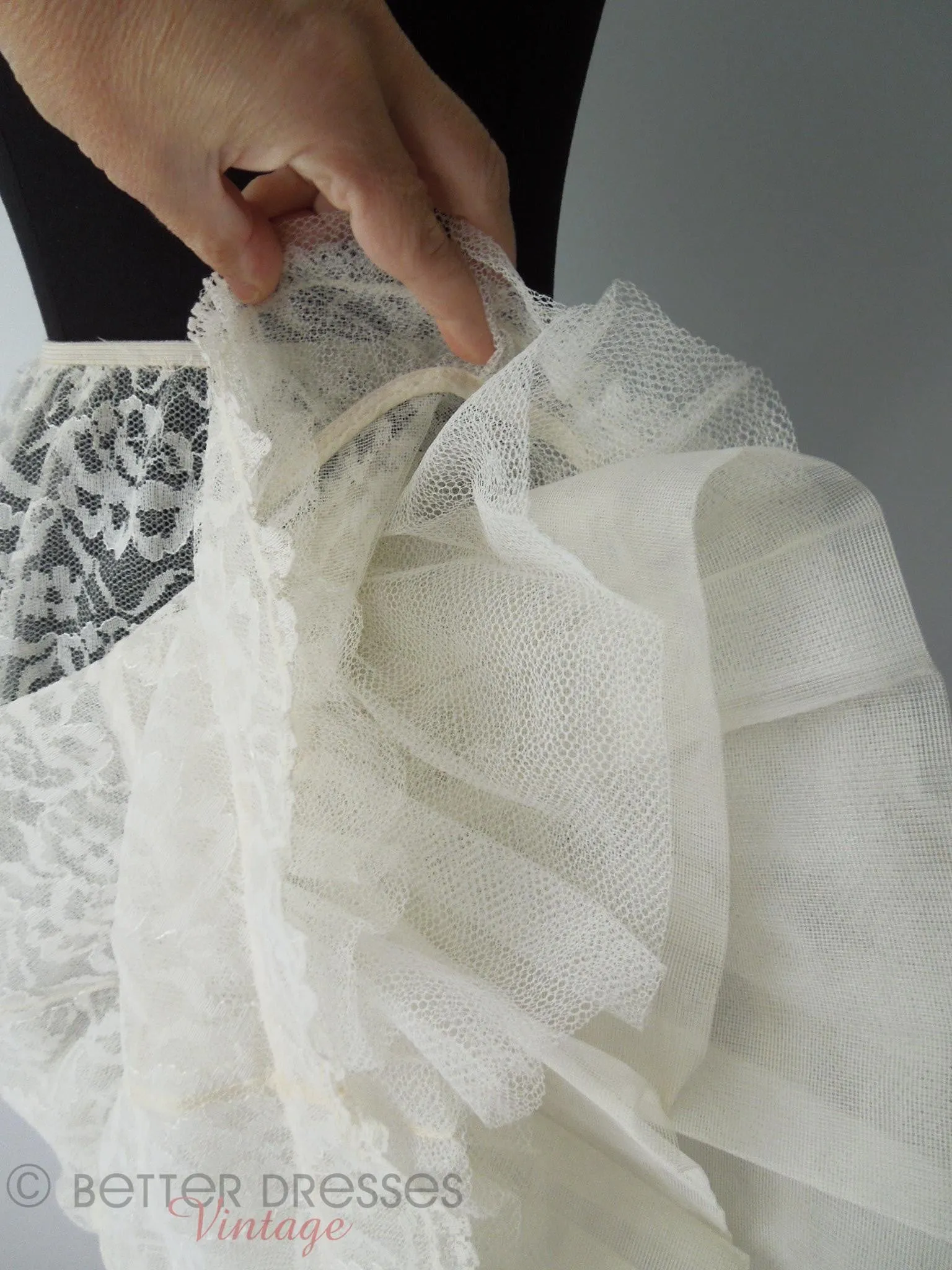 50s Lace Crinoline