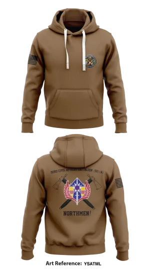 92nd Civil Affairs Battalion (SO)(A) Store 1  Core Men's Hooded Performance Sweatshirt - YSAtmL