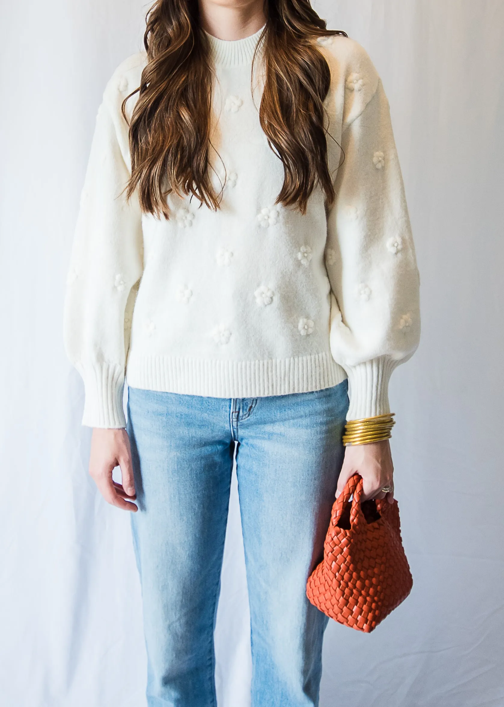 A Bundled Up Bouquet Sweater