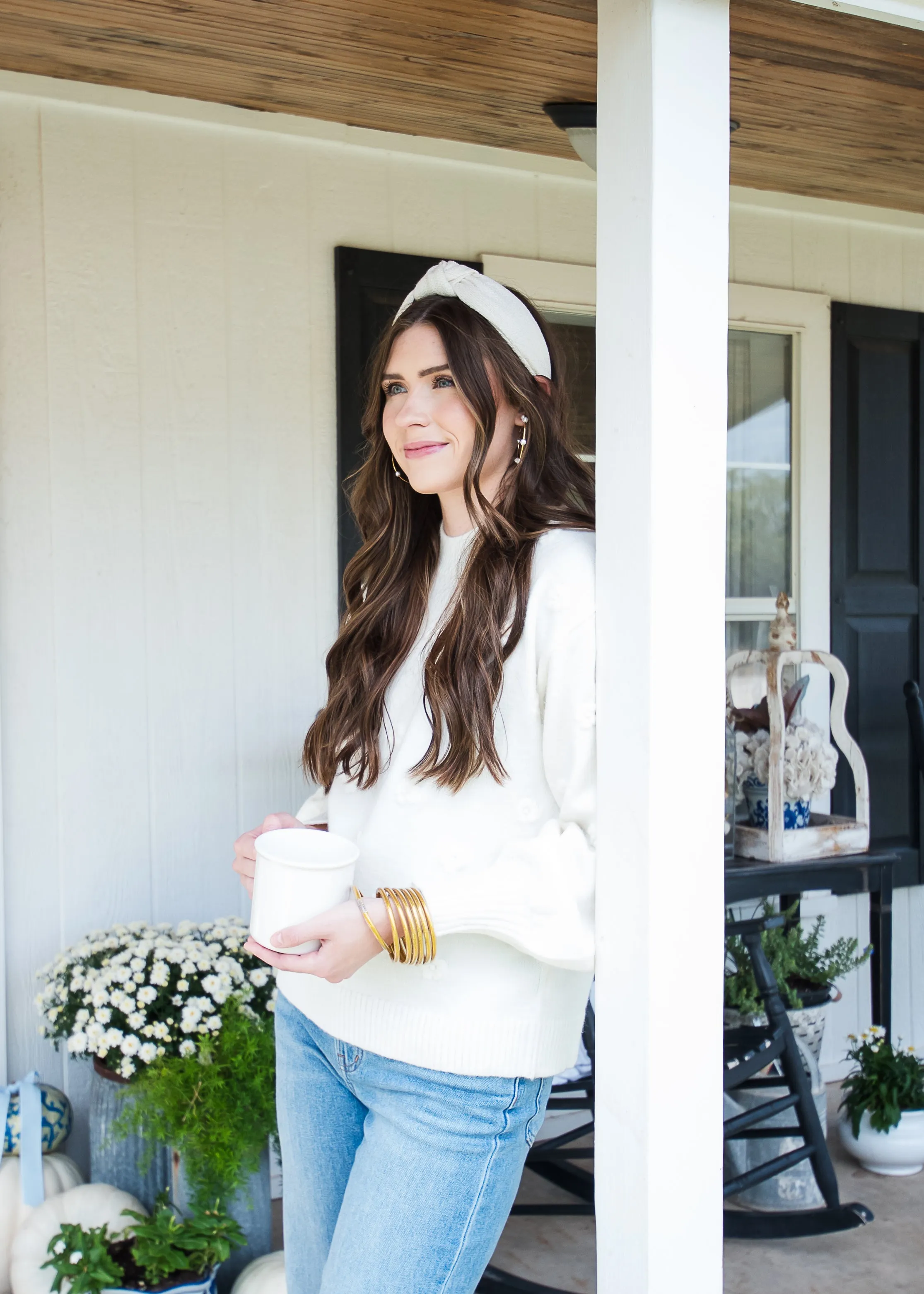 A Bundled Up Bouquet Sweater