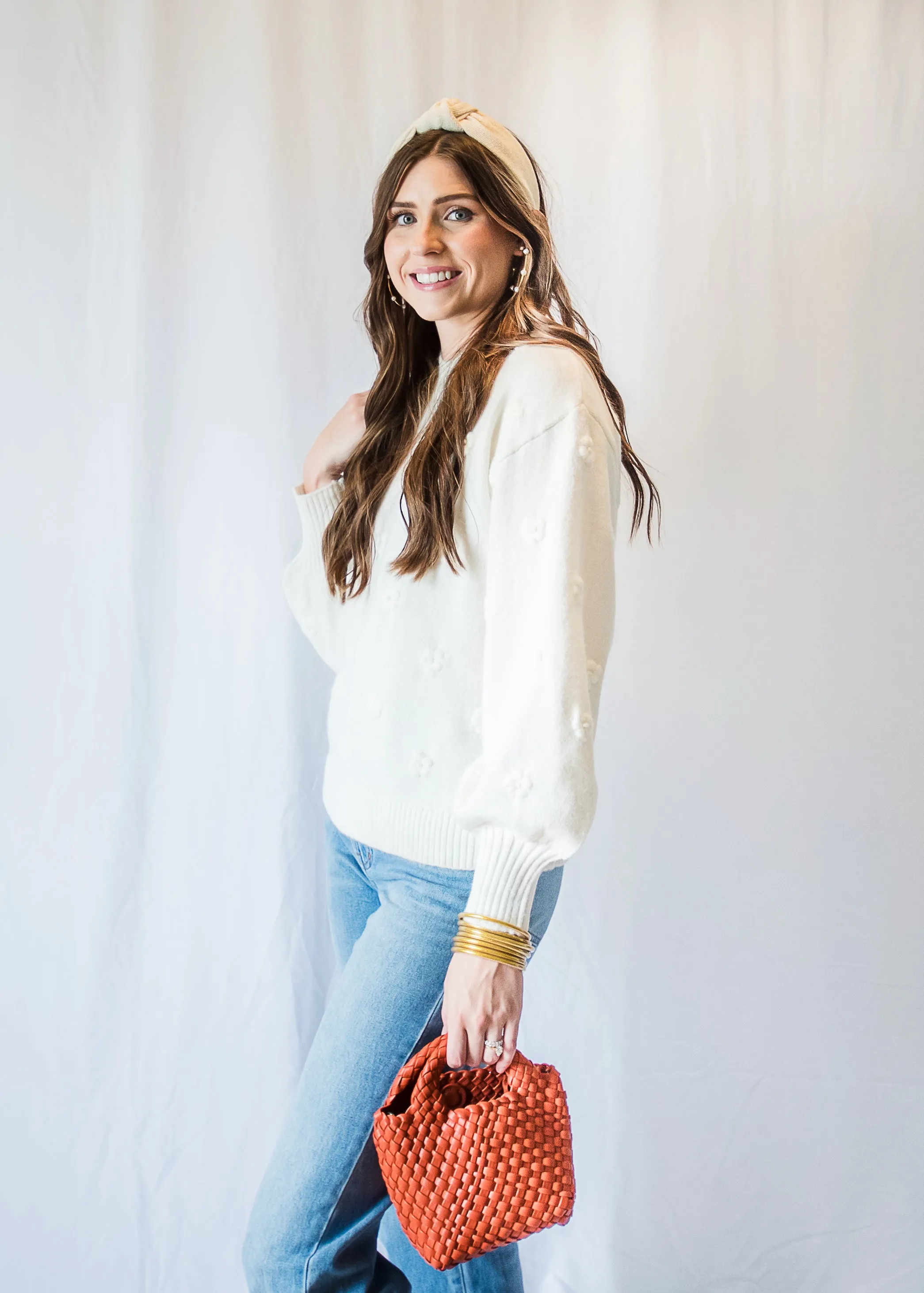 A Bundled Up Bouquet Sweater