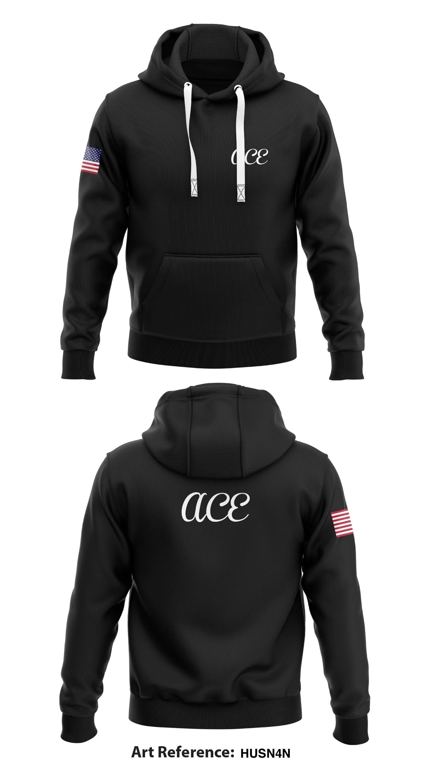 Ace Store 1  Core Men's Hooded Performance Sweatshirt - husN4n