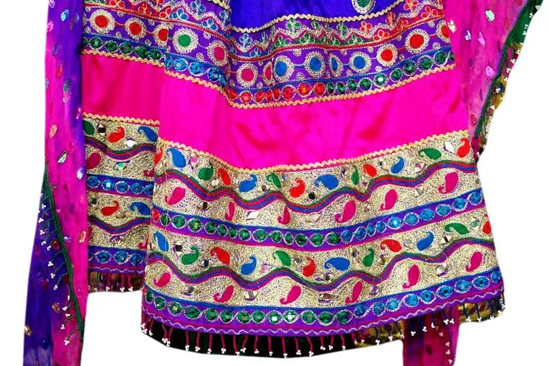 Afghan Fashion New Dress Blue Costume