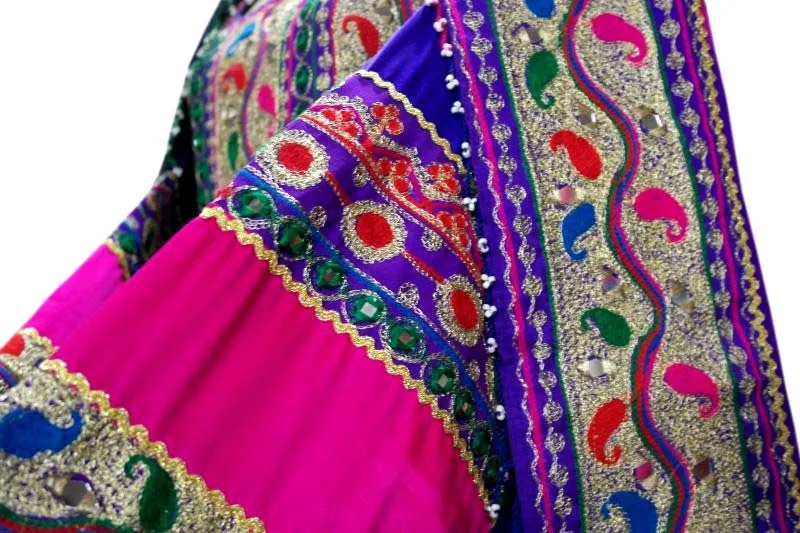 Afghan Fashion New Dress Blue Costume