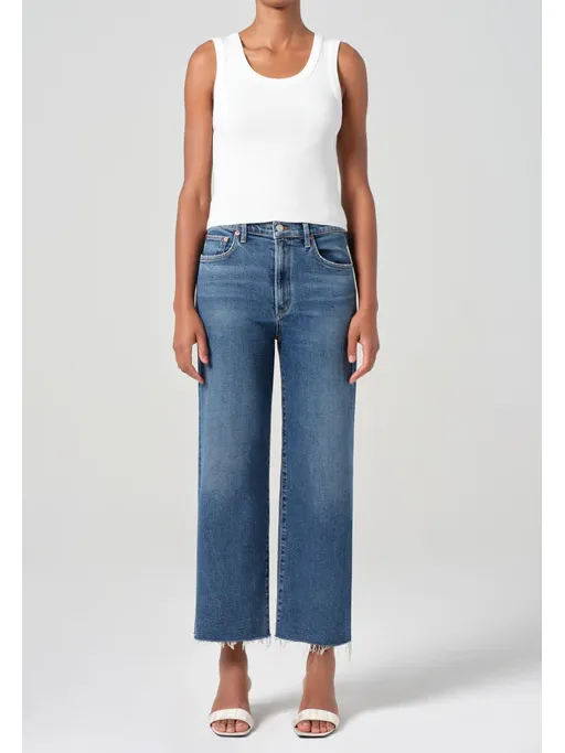 Agolde Harper Crop Jean in In Motion