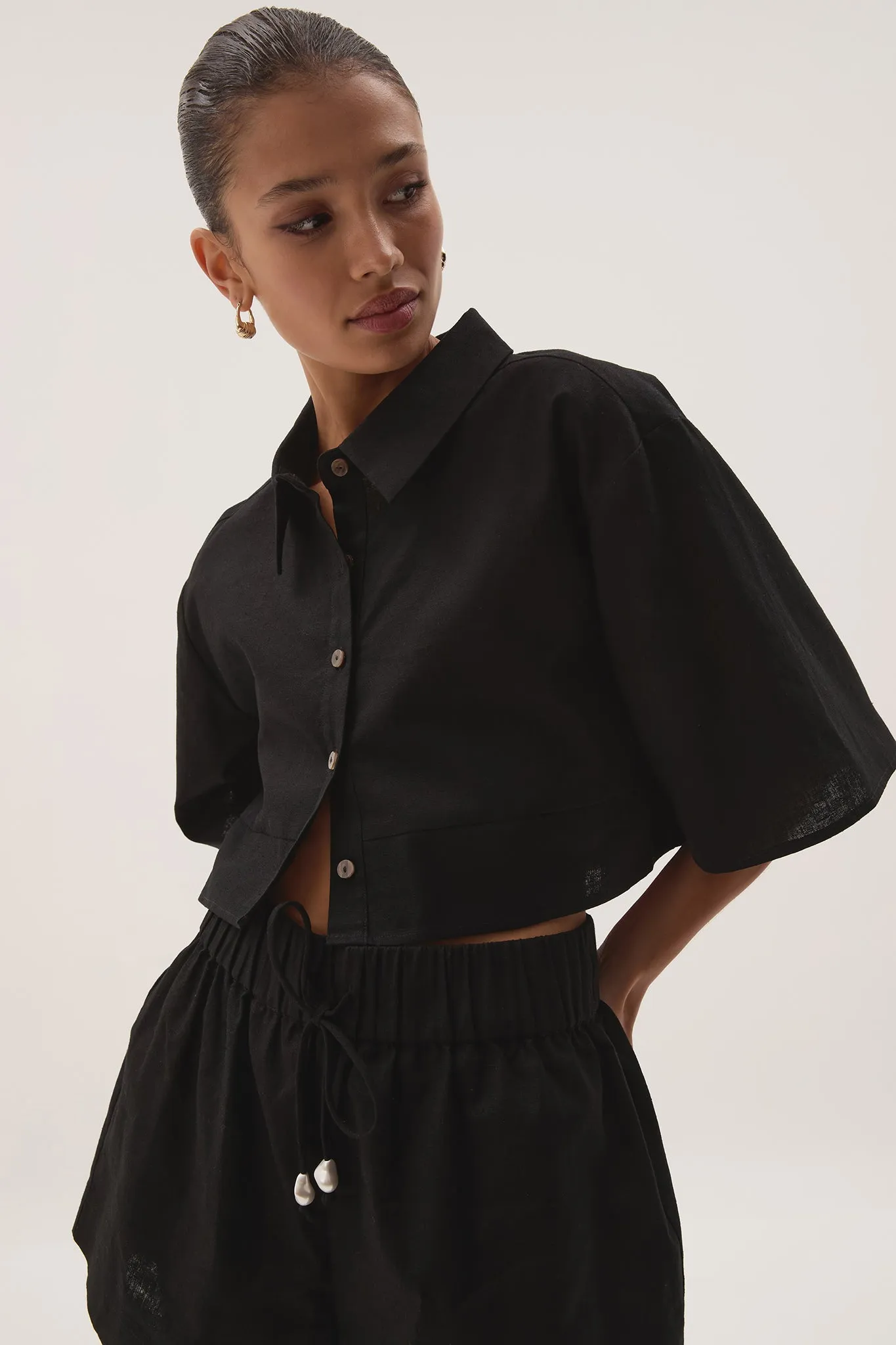 Airlie Cropped Shirt