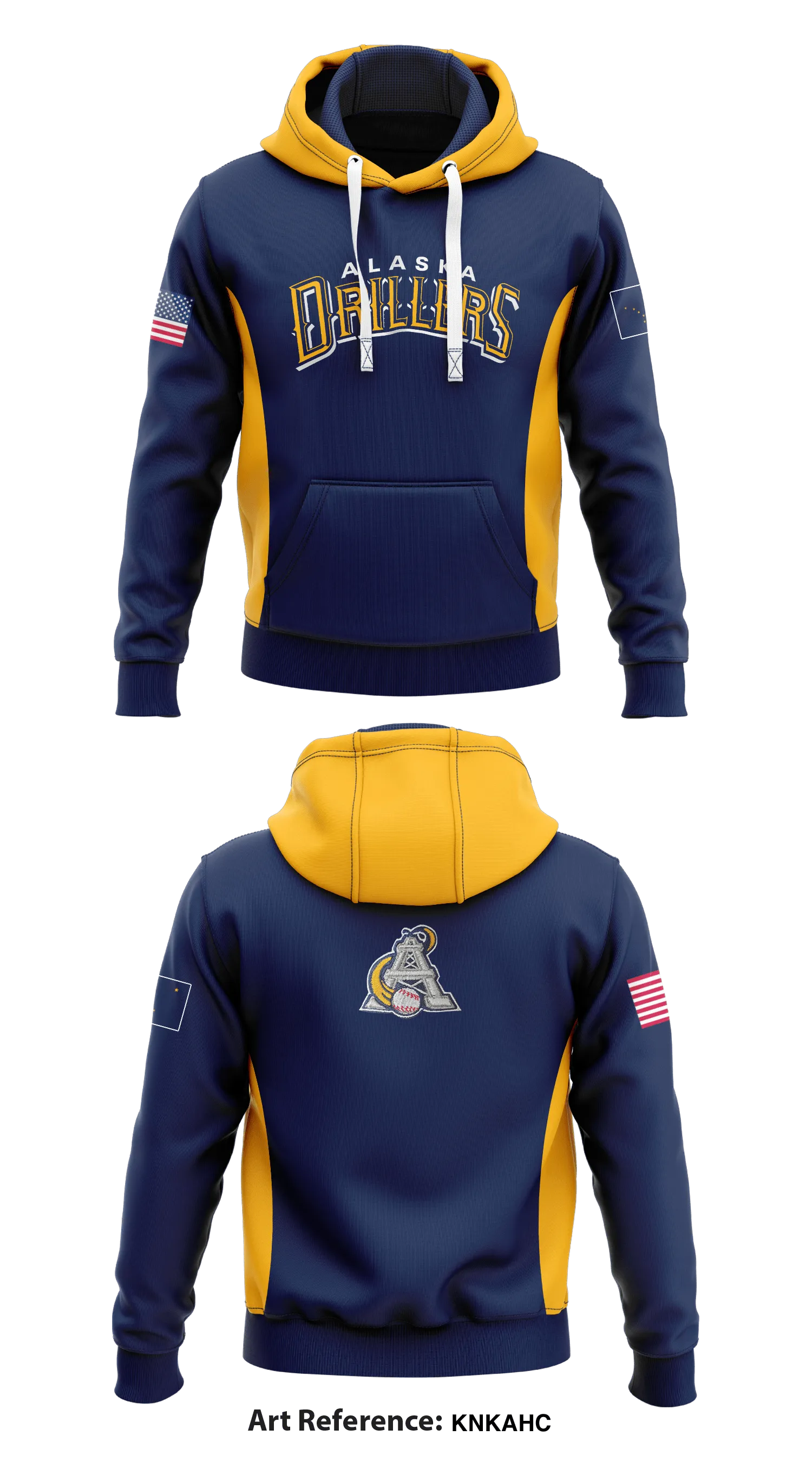 Alaska Drillers Store 1 Core Men's Hooded Performance Sweatshirt - knkaHc