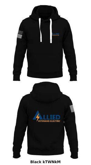 Allied veterans electric Store 1  Core Men's Hooded Performance Sweatshirt - kTWNkM