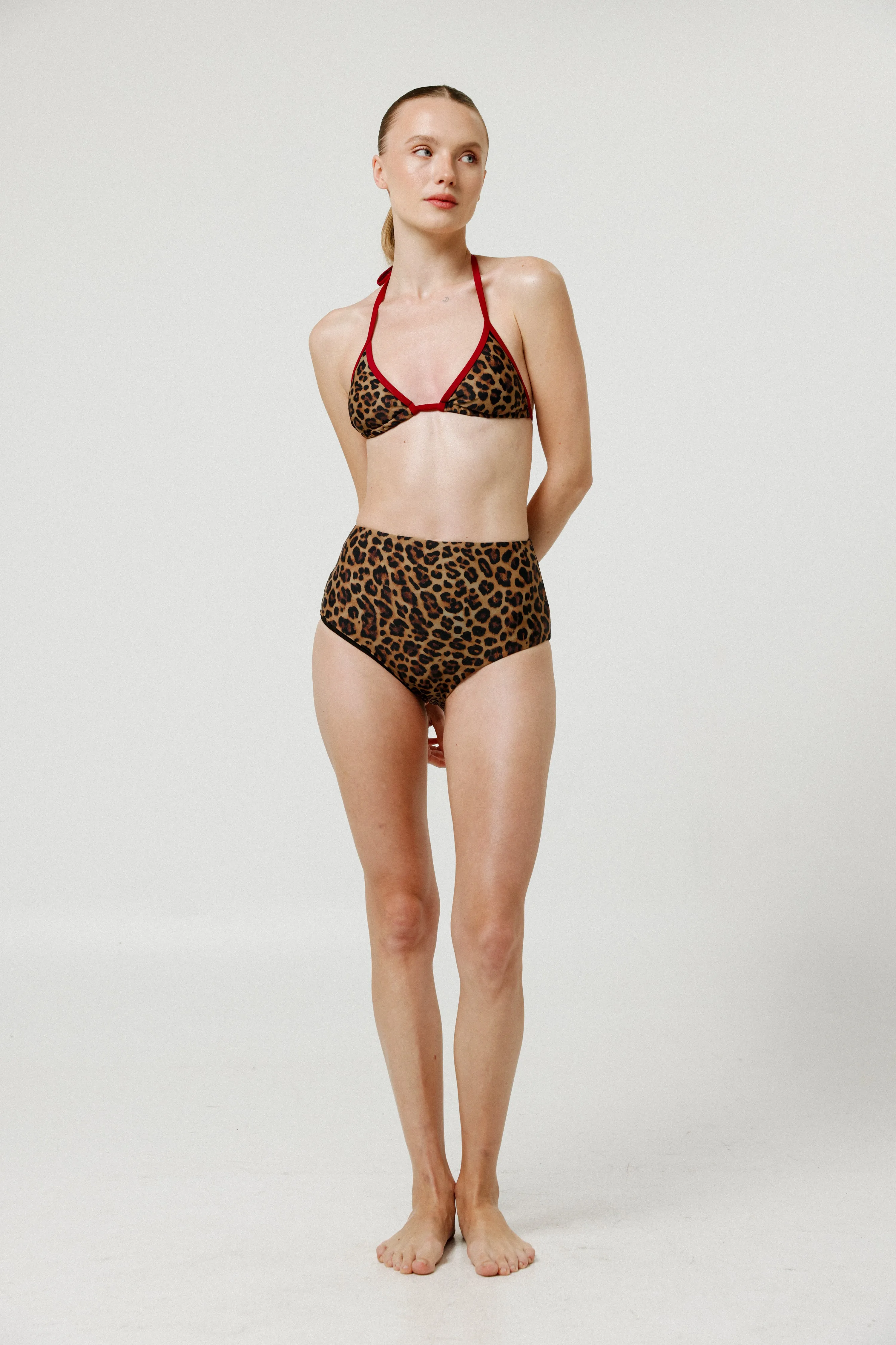 Alpha Leopard B Bikini Bottoms
