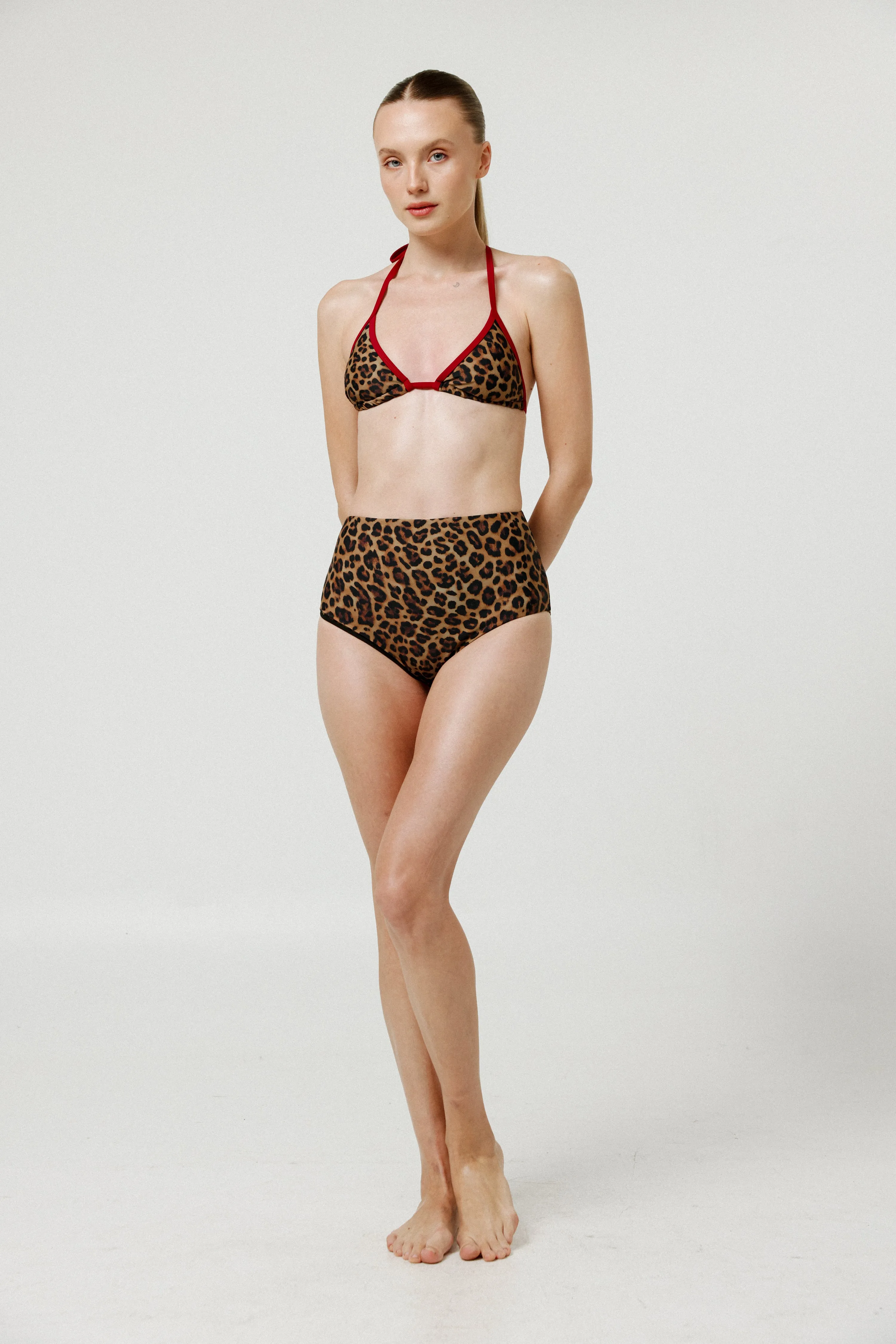 Alpha Leopard B Bikini Bottoms
