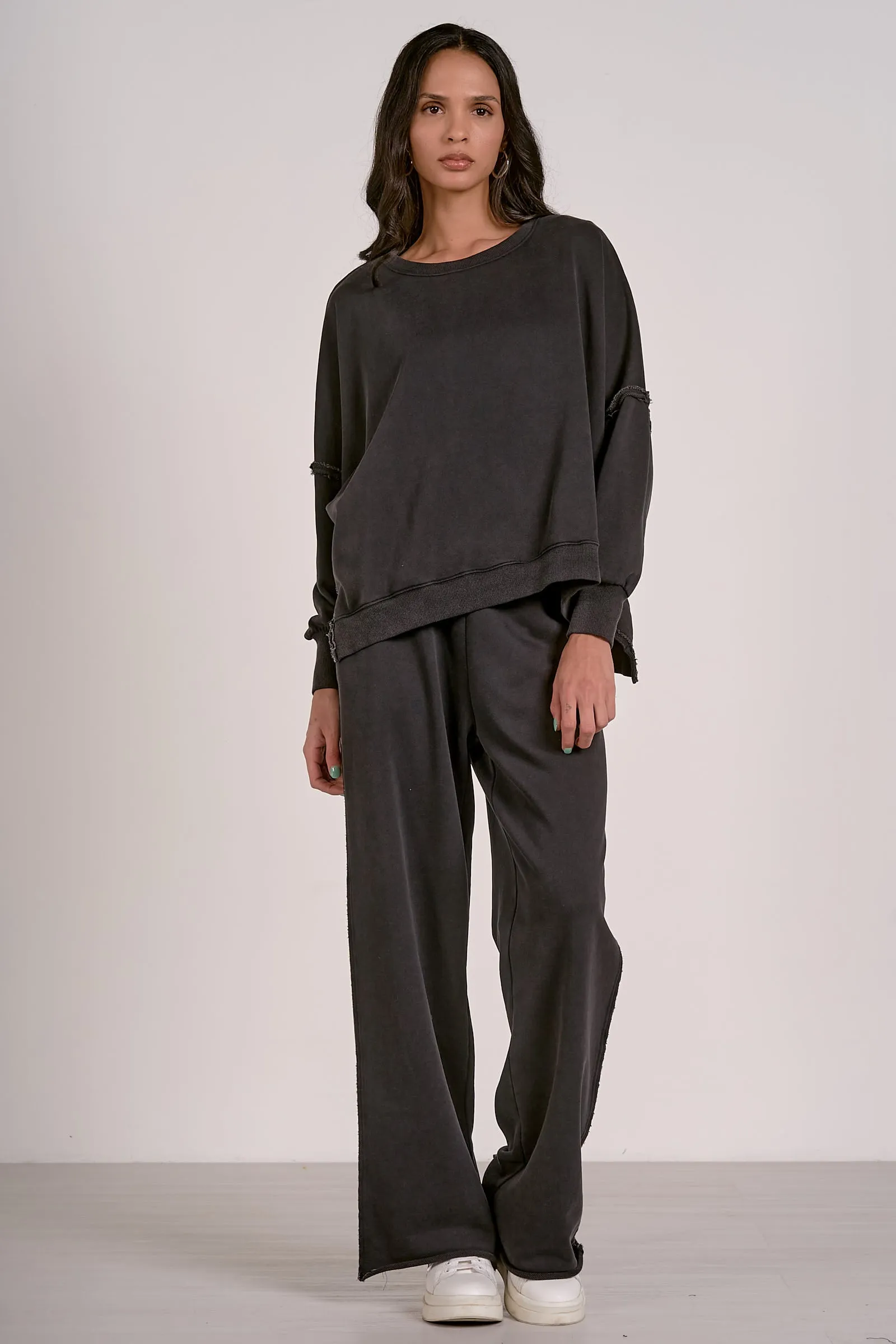 Amelia Relaxed Wide Leg Sweatpants