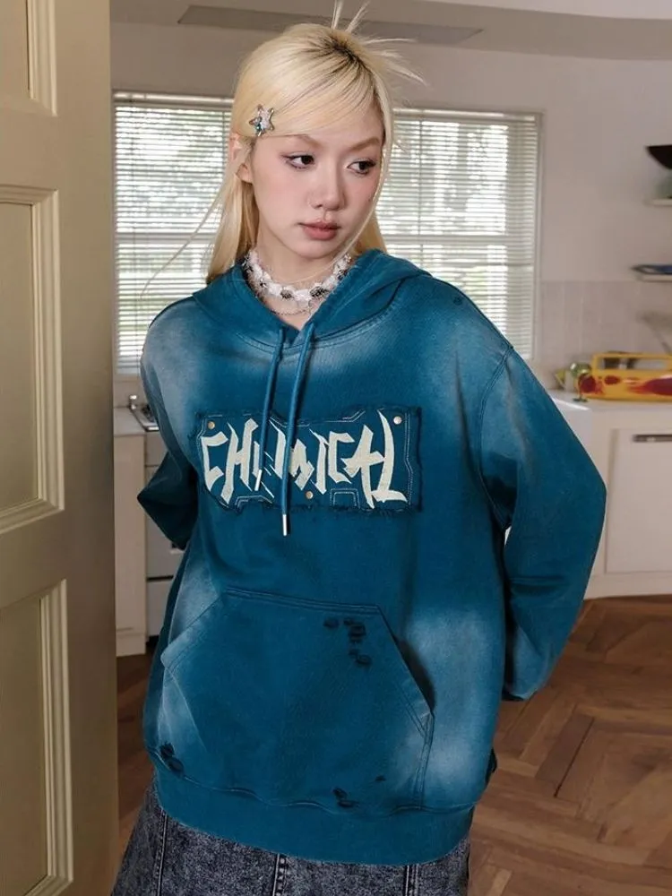 American retro hooded sweatshirt【s0000003507】