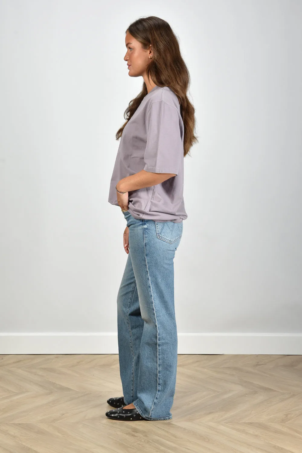 Ami Paris t-shirt Boxy UTS040.JE0090 lilac