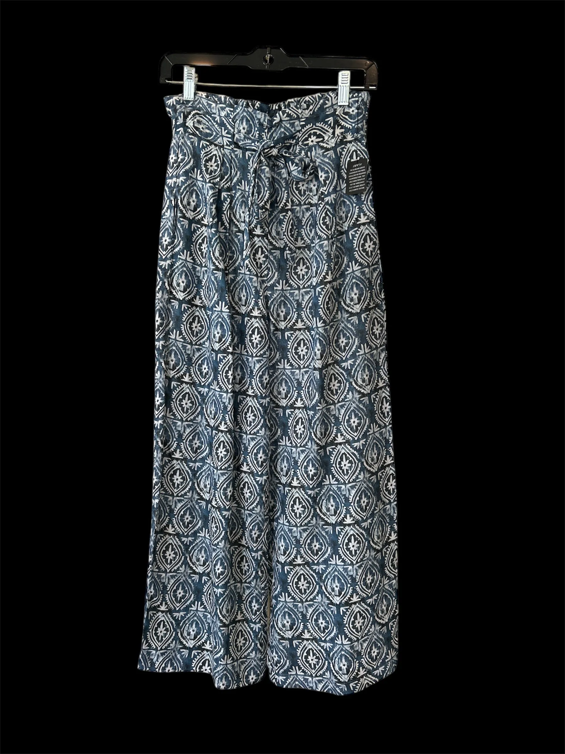 APNY | Crop Wide Leg Pant | Blue