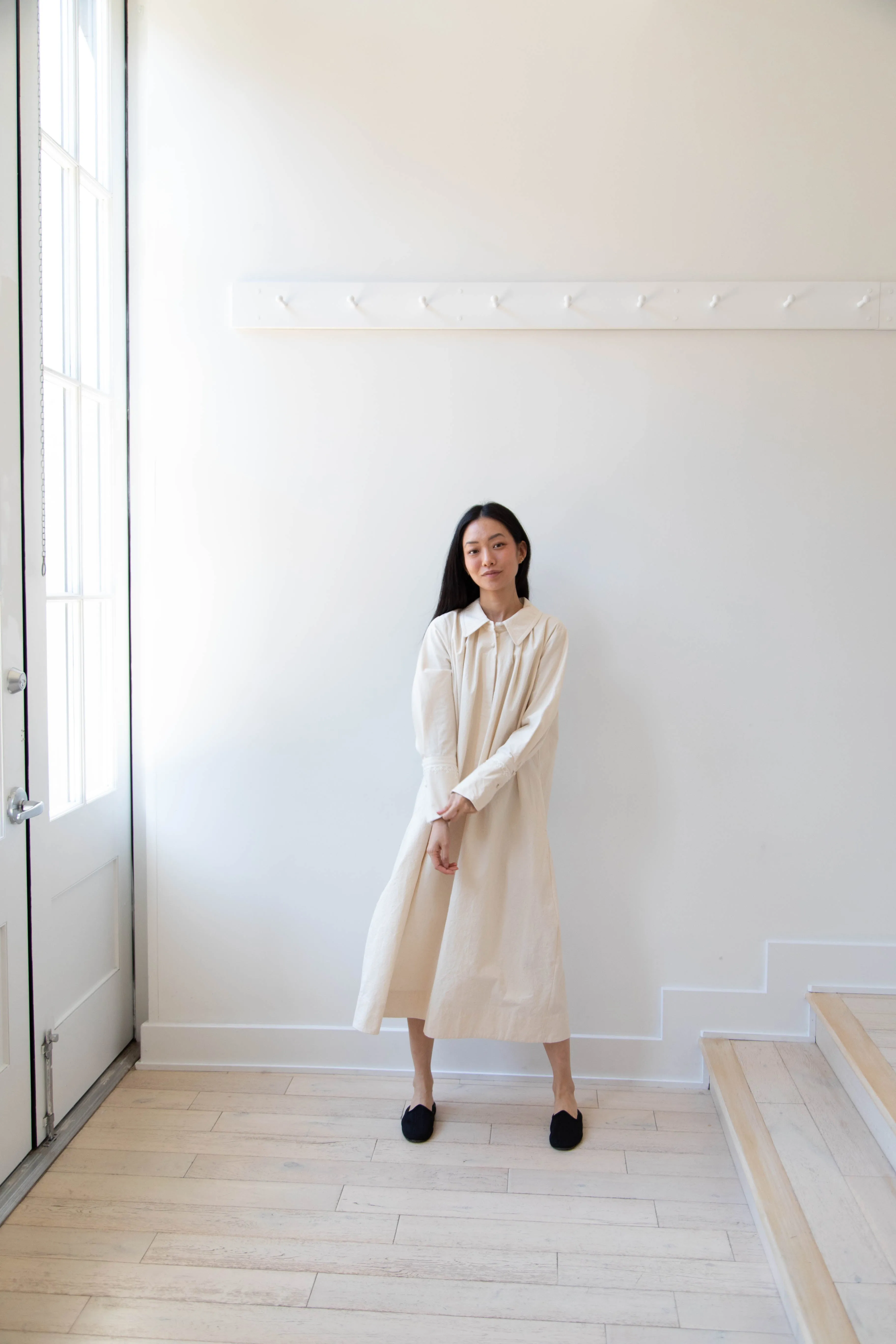 Aseedonclöud | Tea Garden Gown in Natural Tea Garden Cloth