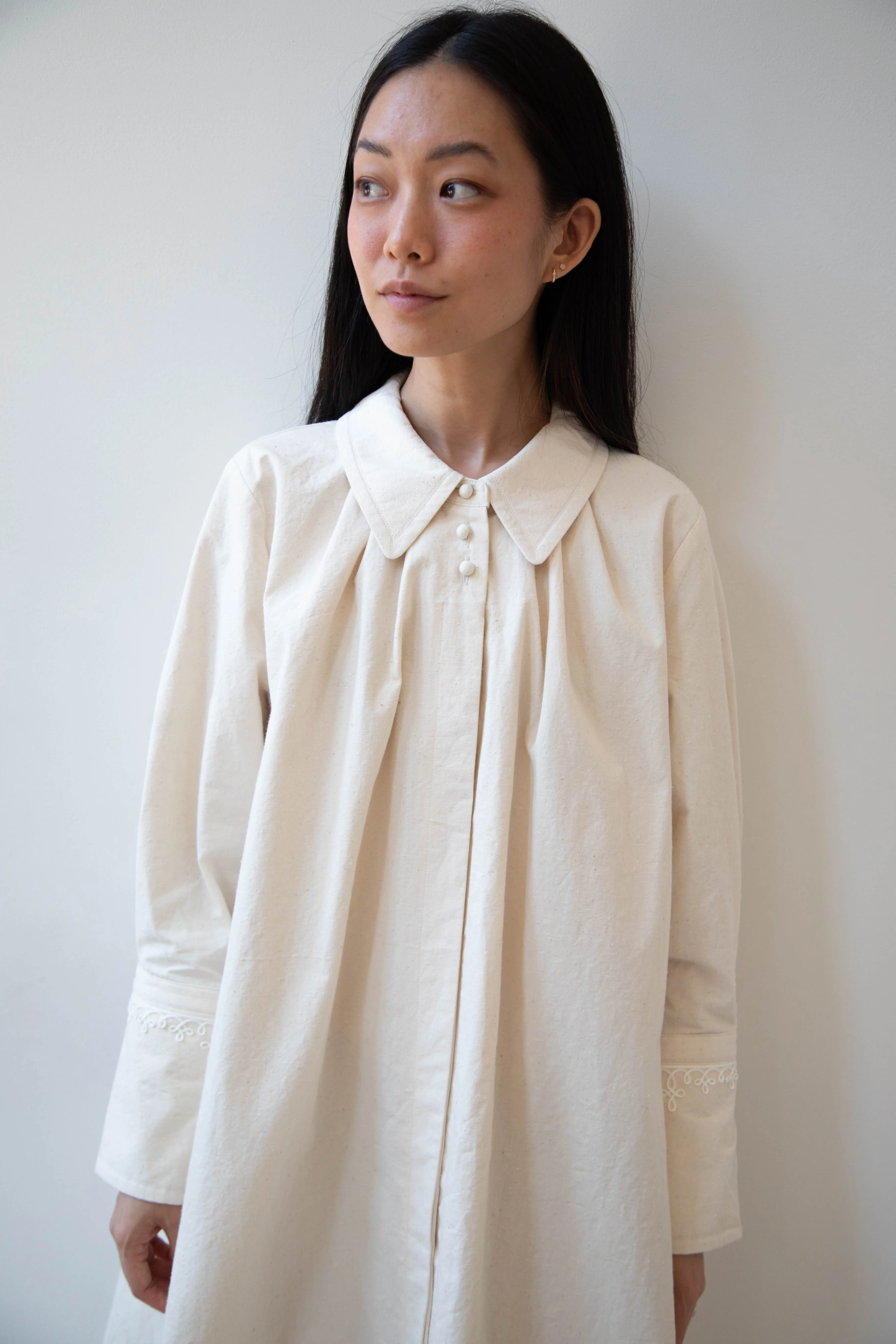 Aseedonclöud | Tea Garden Gown in Natural Tea Garden Cloth